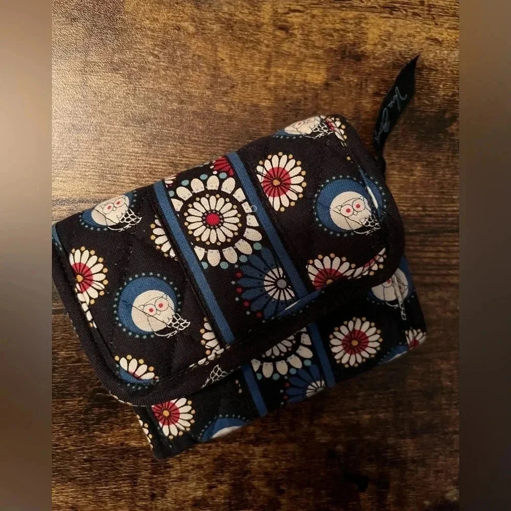 RETIRED: Vera Bradley | Night Owl pattern, trifold wallet